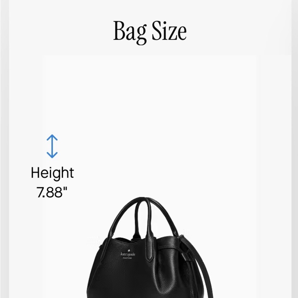 Kate Spade Black Pebbled Dumpling Satchel ✨ - Picture 6 of 7